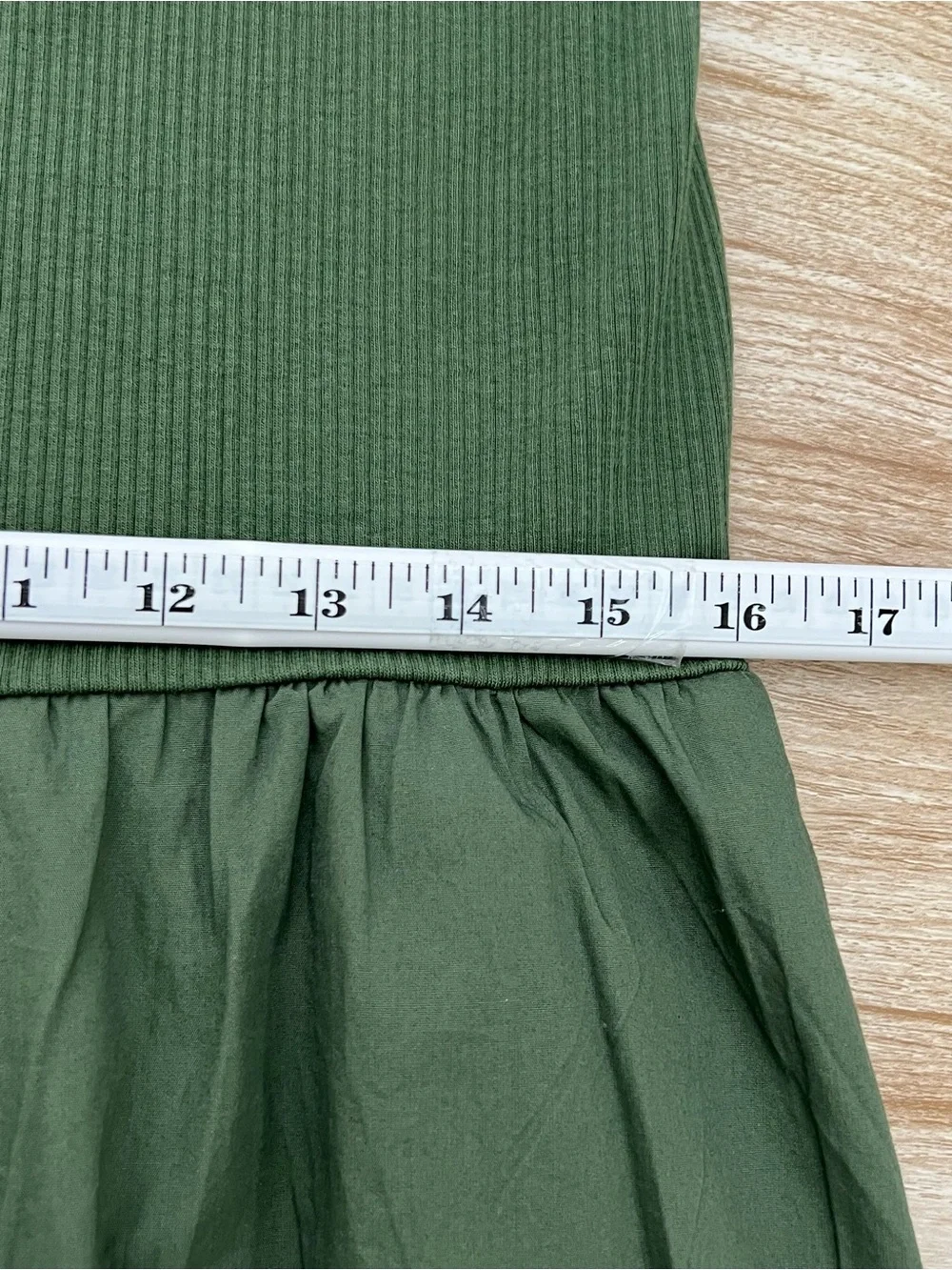 J.Crew Women’s Size L US Puff Sleeve Knit Mixy Mini Dress Olive Green